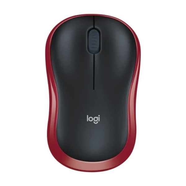 LOGITECH M185 TRÅDLØS MUS, RØD billede 2