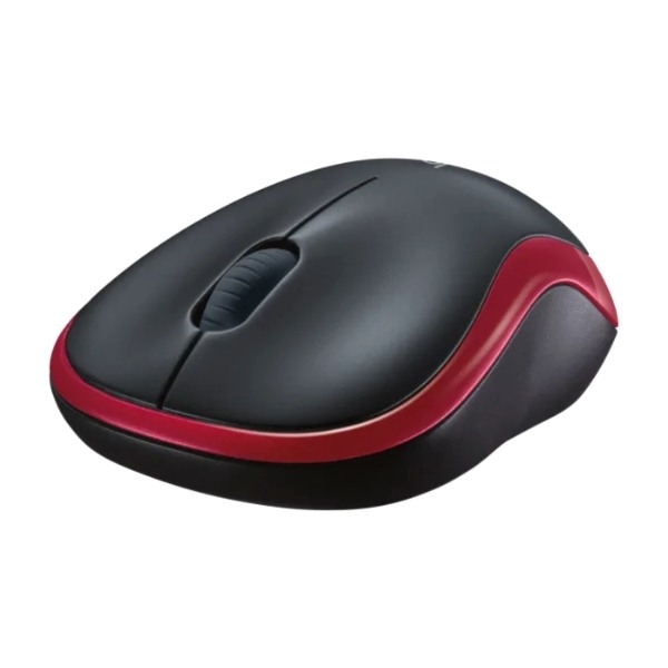 LOGITECH M185 TRÅDLØS MUS, RØD billede 4