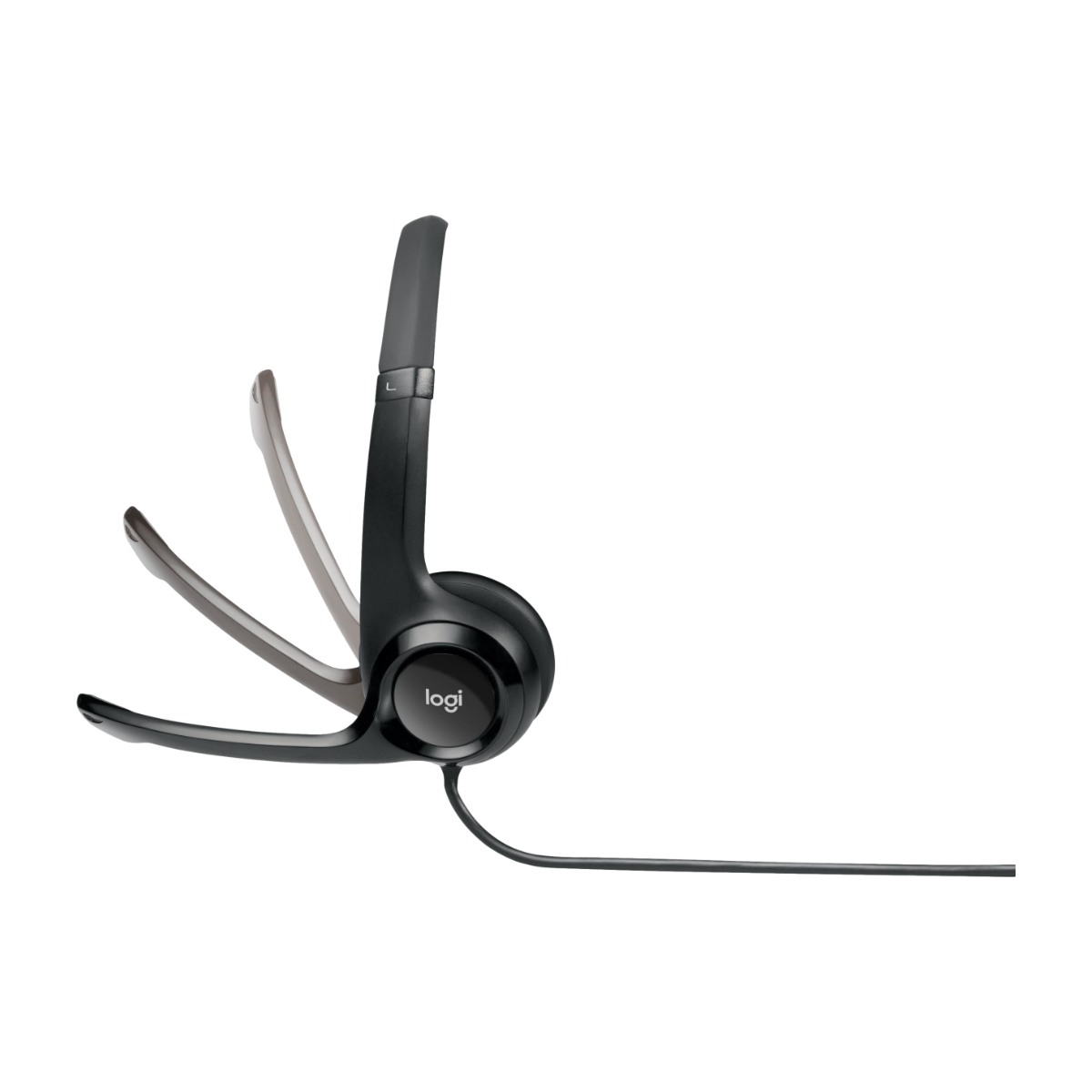 Logitech H390 USB Computer Headset - Black billede 1
