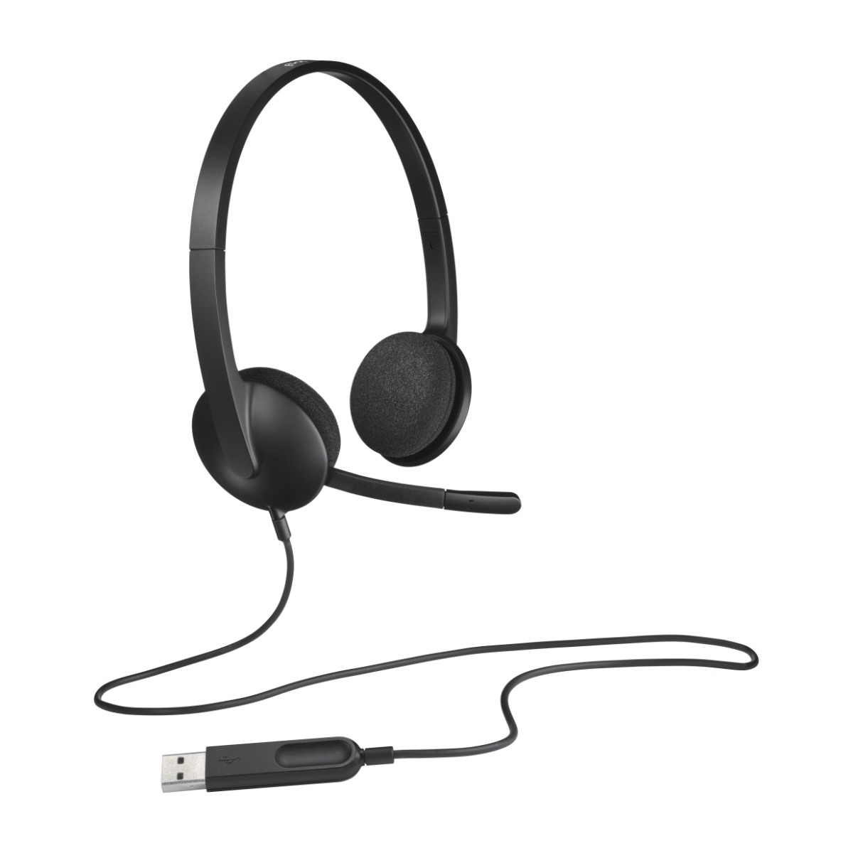 Logitech H340 USB Headset - Black billede 2