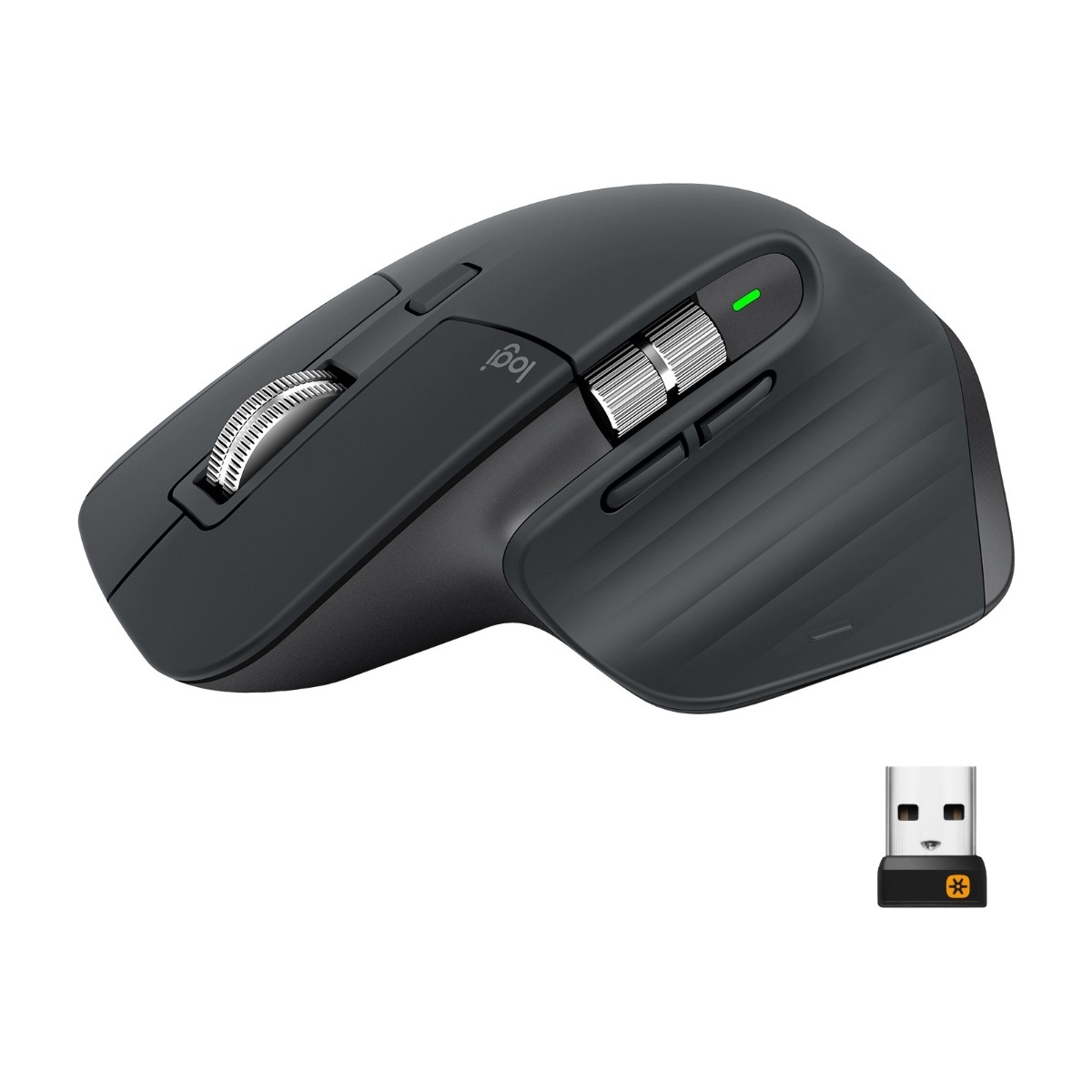 Logitech MX Master 3 trådløs mus, grafit billede 2