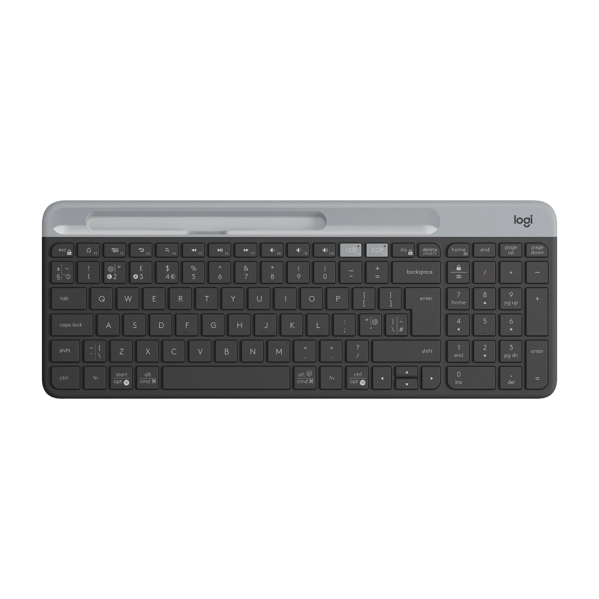 LOGITECH K580 SLIM MULTI-ENHED TRÅDLØST TASTATUR billede 1