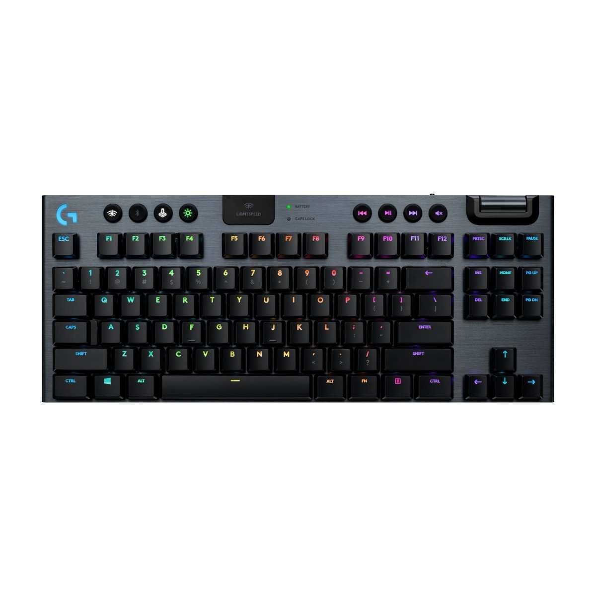 Logitech G915 TKL trådløst gaming tastatur - GL Tactile, sort billede 1