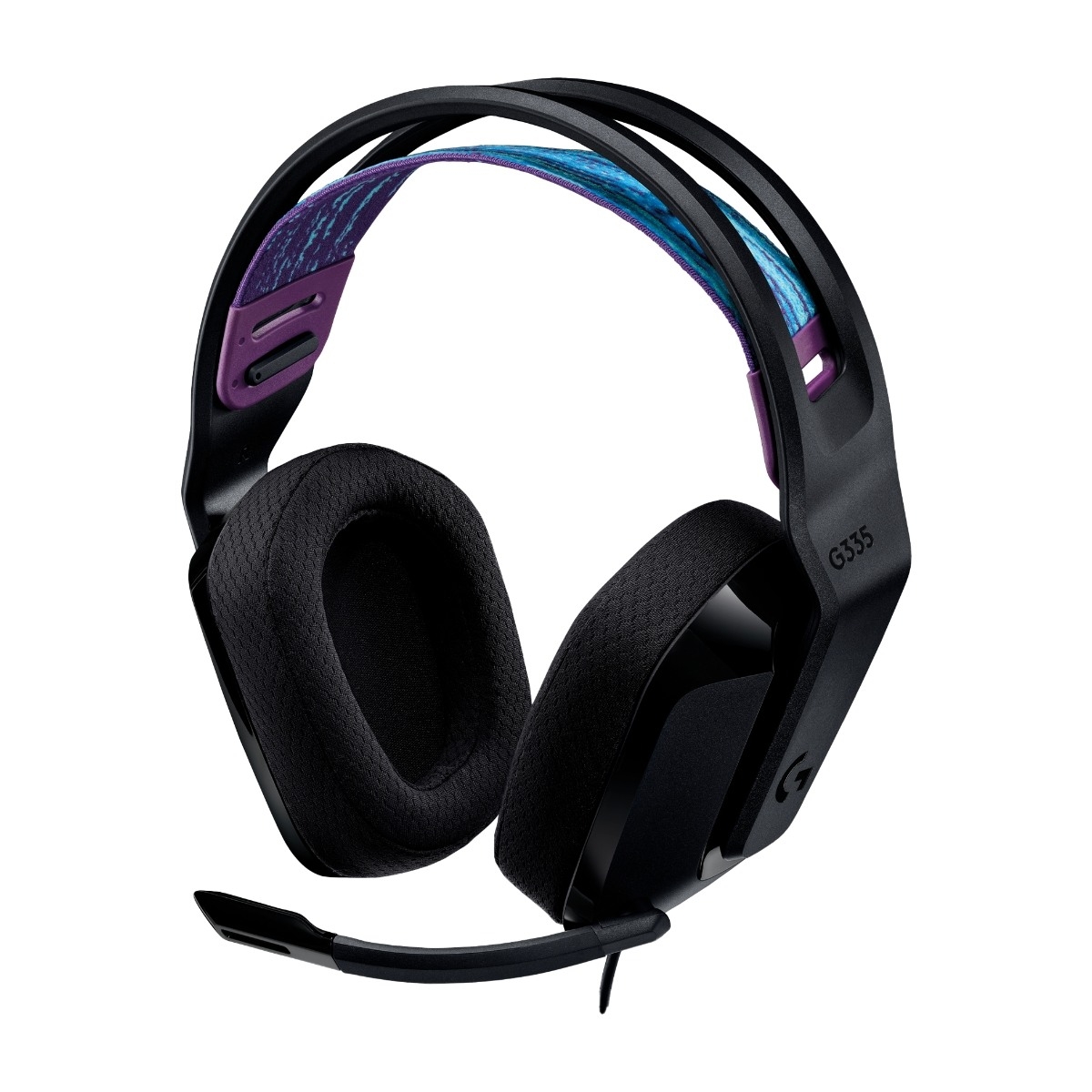 Logitech G335 gaming headset, sort billede 1