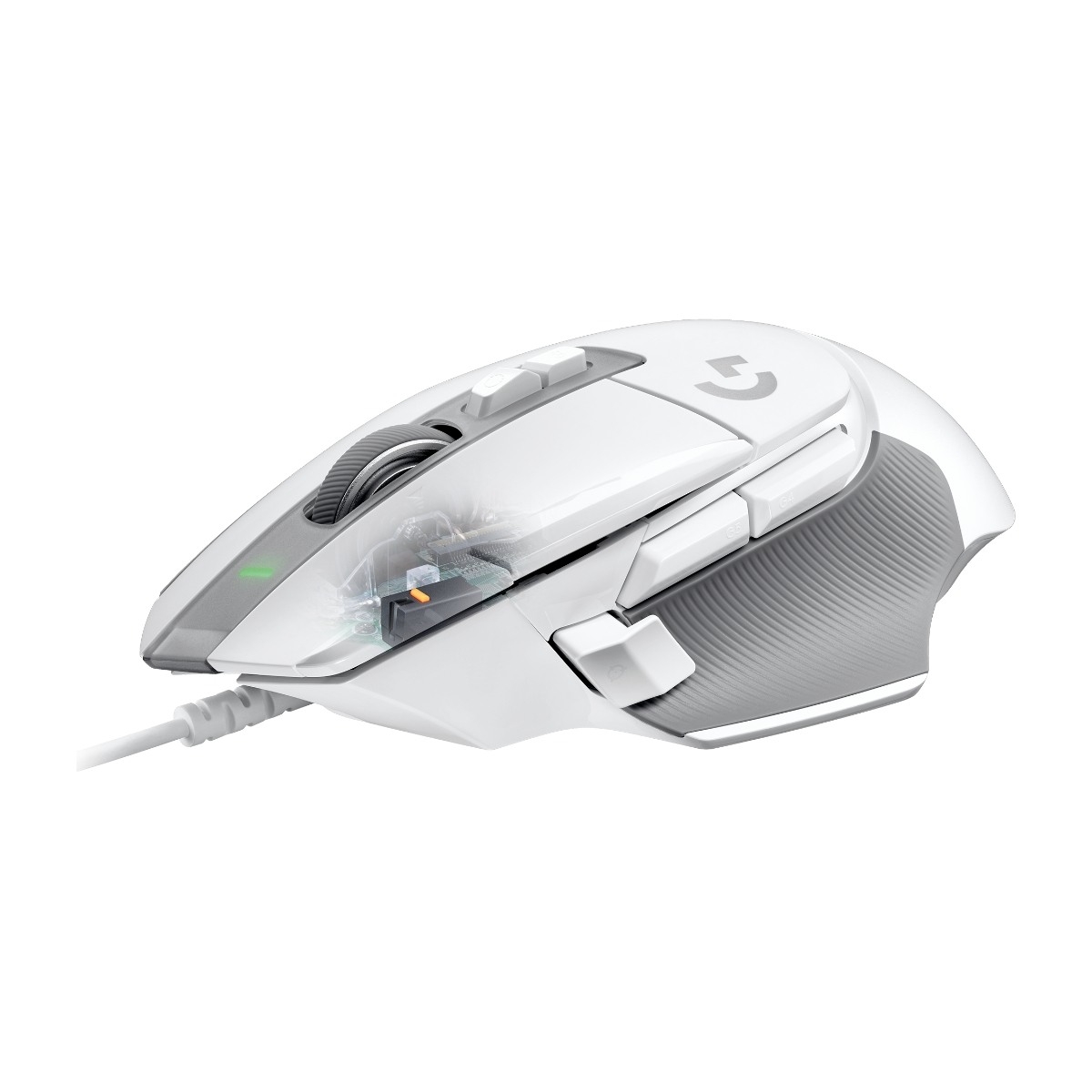 Logitech G502 X gaming mus, hvid billede 3
