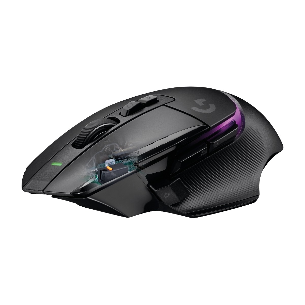 Logitech G502 X Plus trådløs gaming mus, sort billede 4