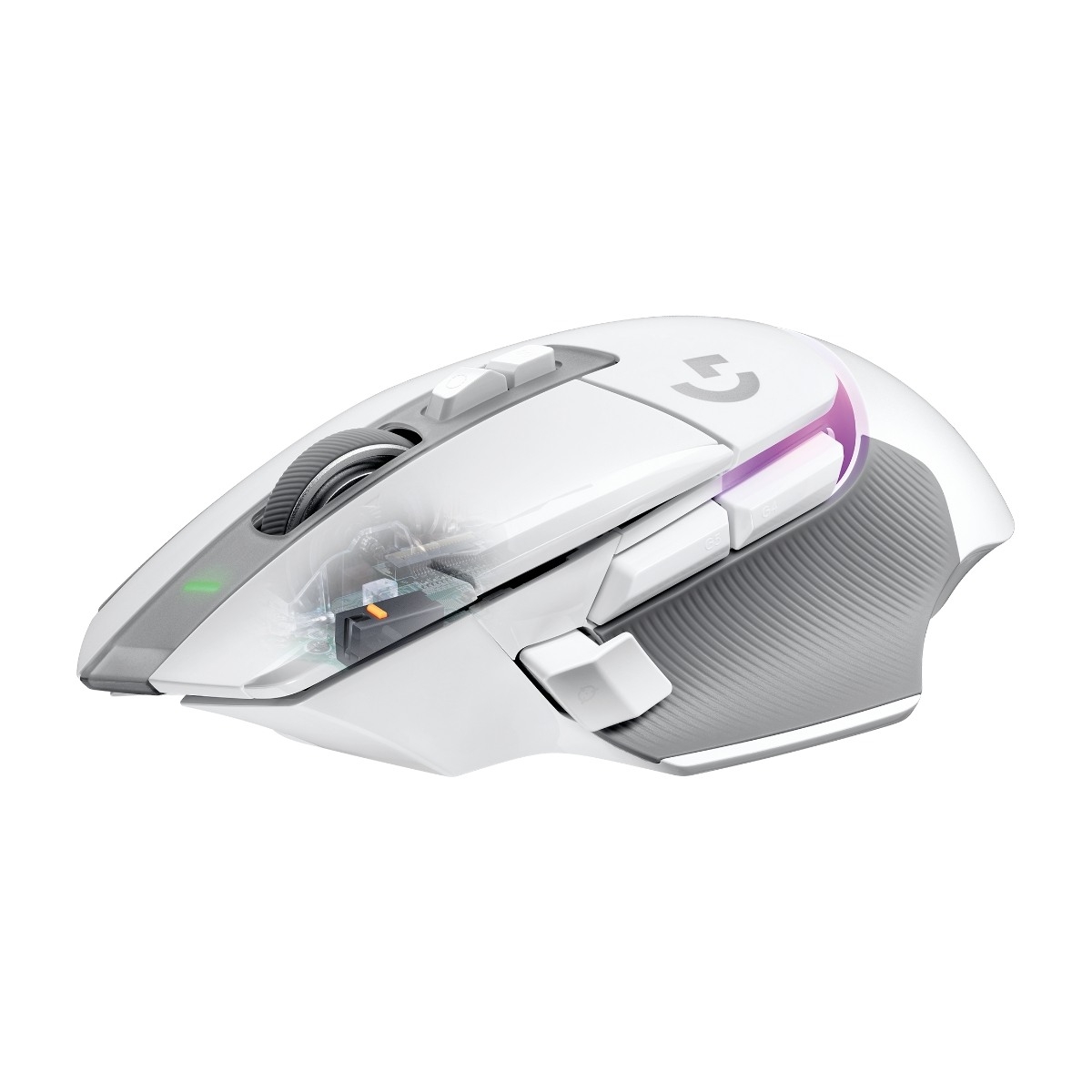 Logitech G502 X Plus trådløs gaming mus, hvid billede 4