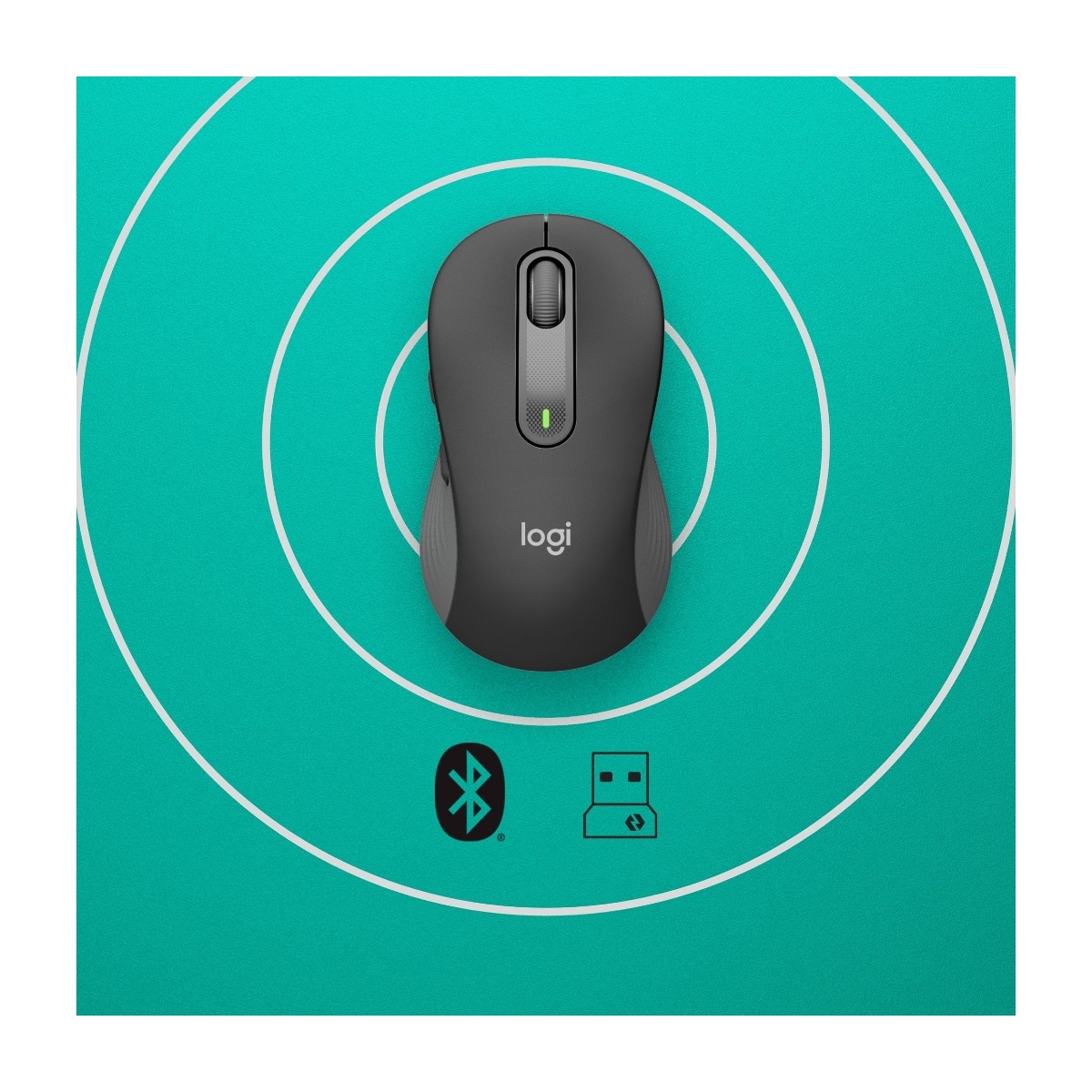 Logitech Signature M650 L trådløs mus, grafit billede 4