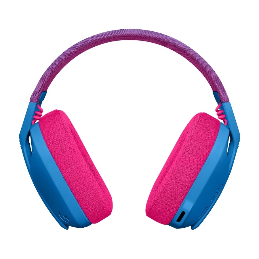 Logitech G435 Lightspeed trådløst gaming headset, blå billede 4