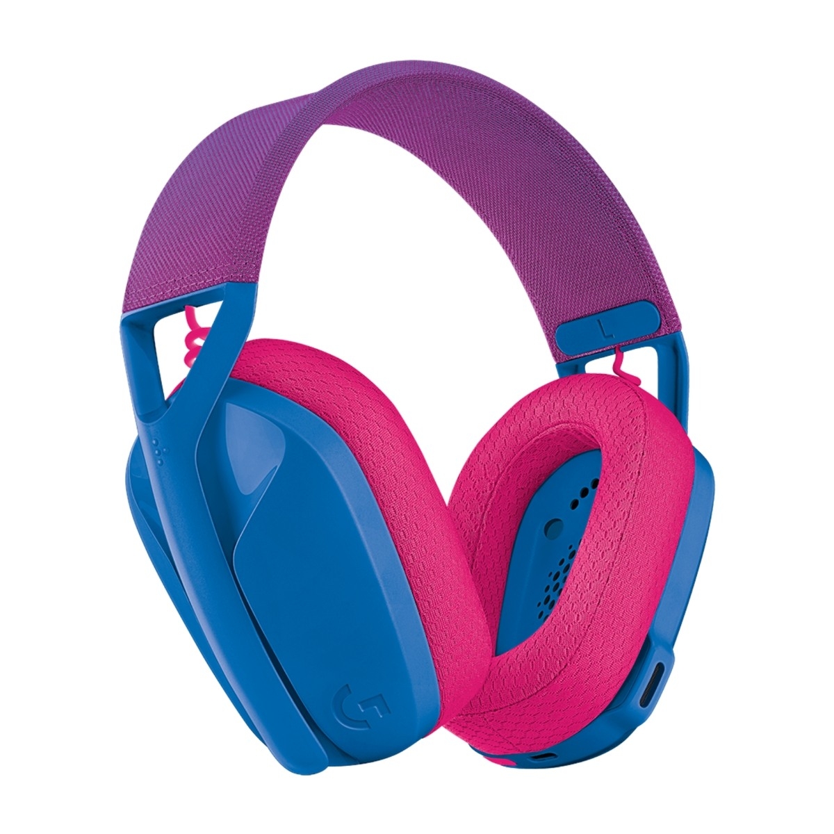 Logitech G435 Lightspeed trådløst gaming headset, blå billede 3