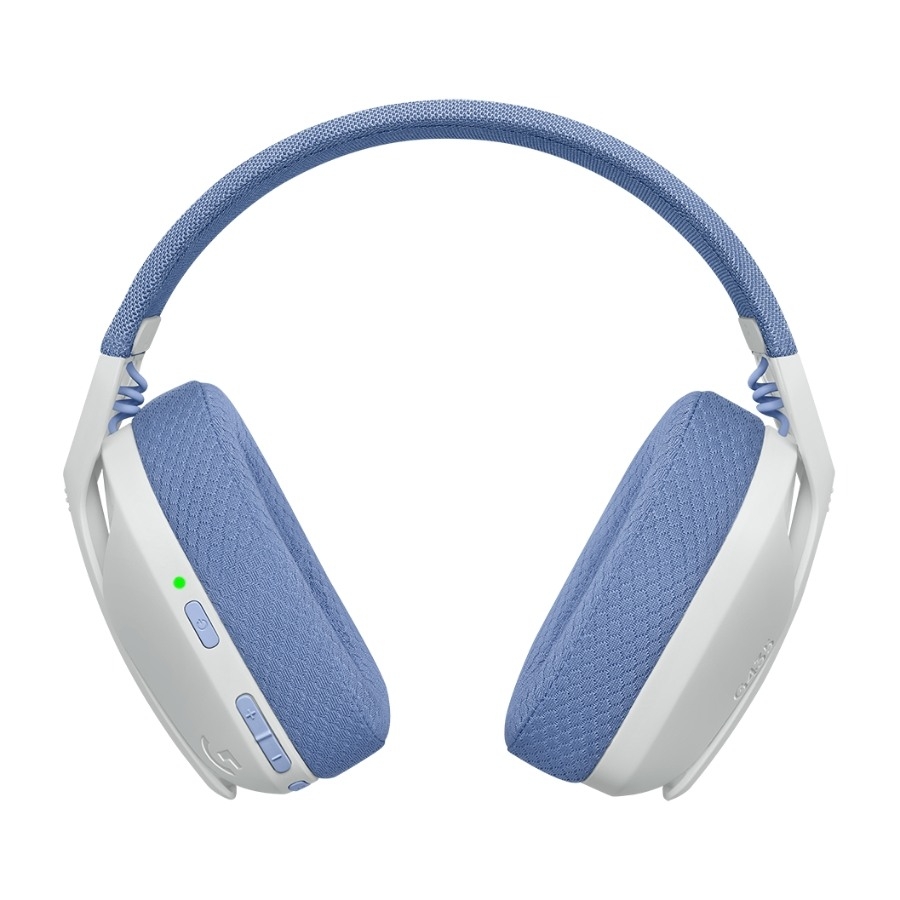 Logitech G435 Lightspeed trådløst gaming headset, hvid billede 2