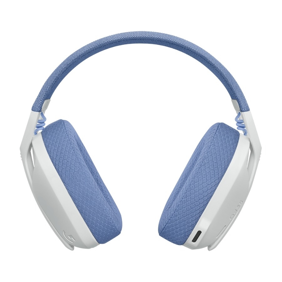 Logitech G435 Lightspeed trådløst gaming headset, hvid billede 4