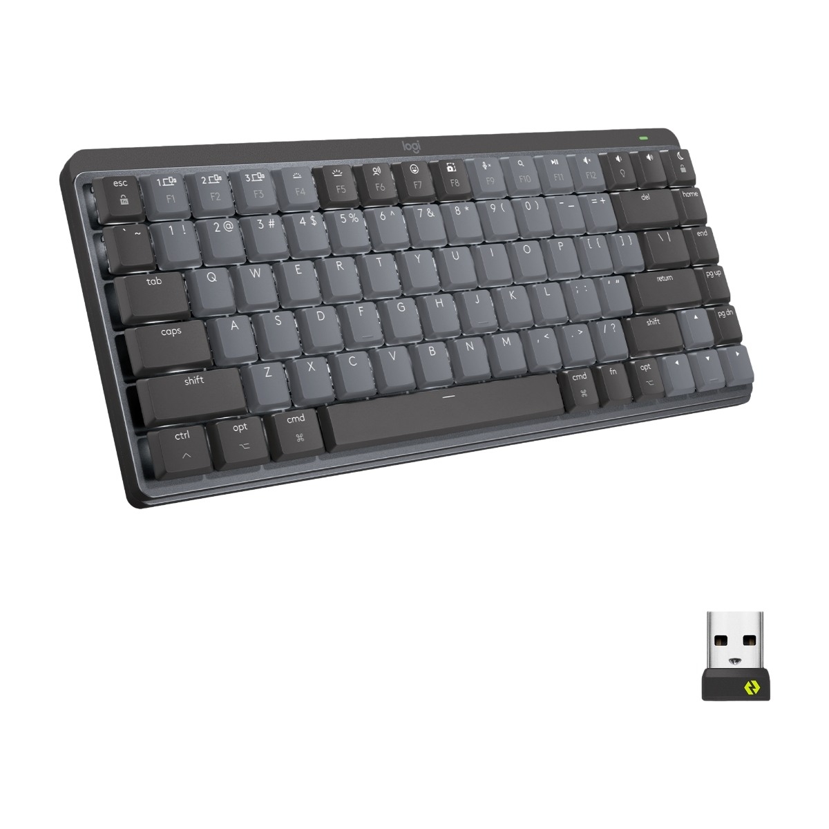 Logitech MX Mechanical Mini trådløst tastatur clicky billede 4