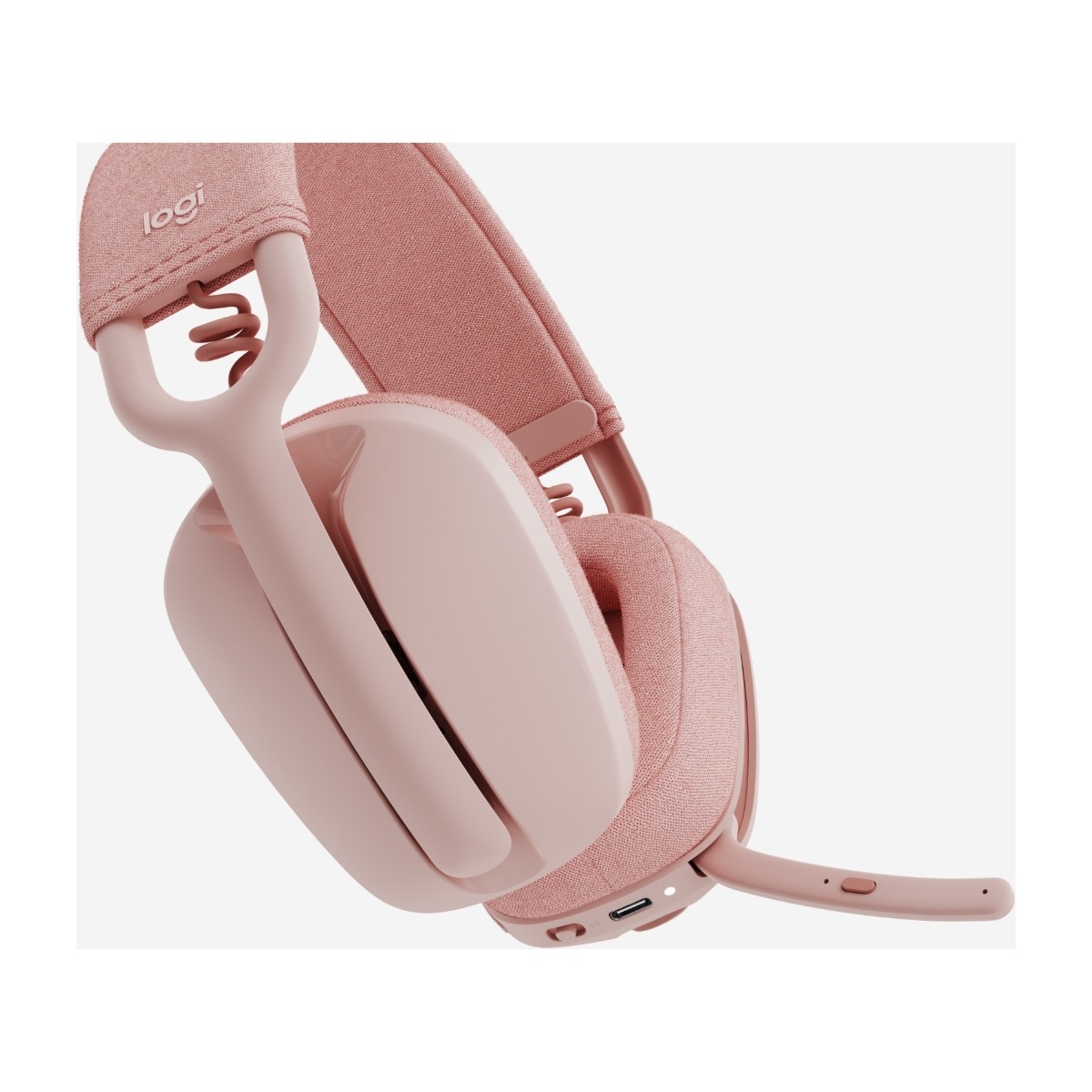Logitech Zone Vibe 100 trådløst headset, rosa billede 3