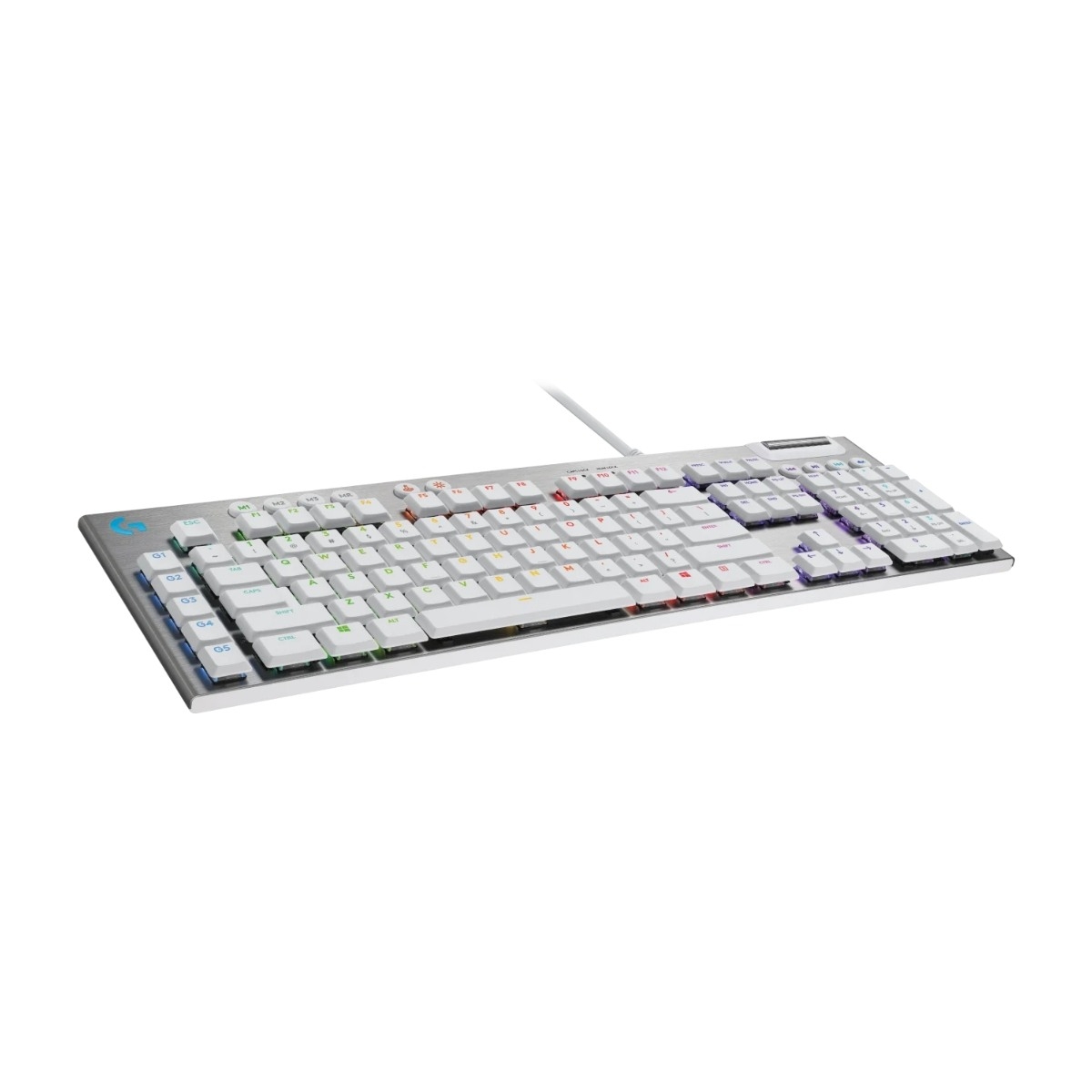 Logitech G815 gaming tastatur - GL Tactile, hvid billede 2