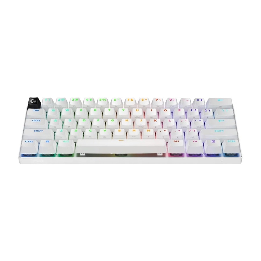 Logitech G PRO X 60 LIGHTSPEED - Gaming Tastatur - Uden Numpad - Nordisk - Hvid billede 2