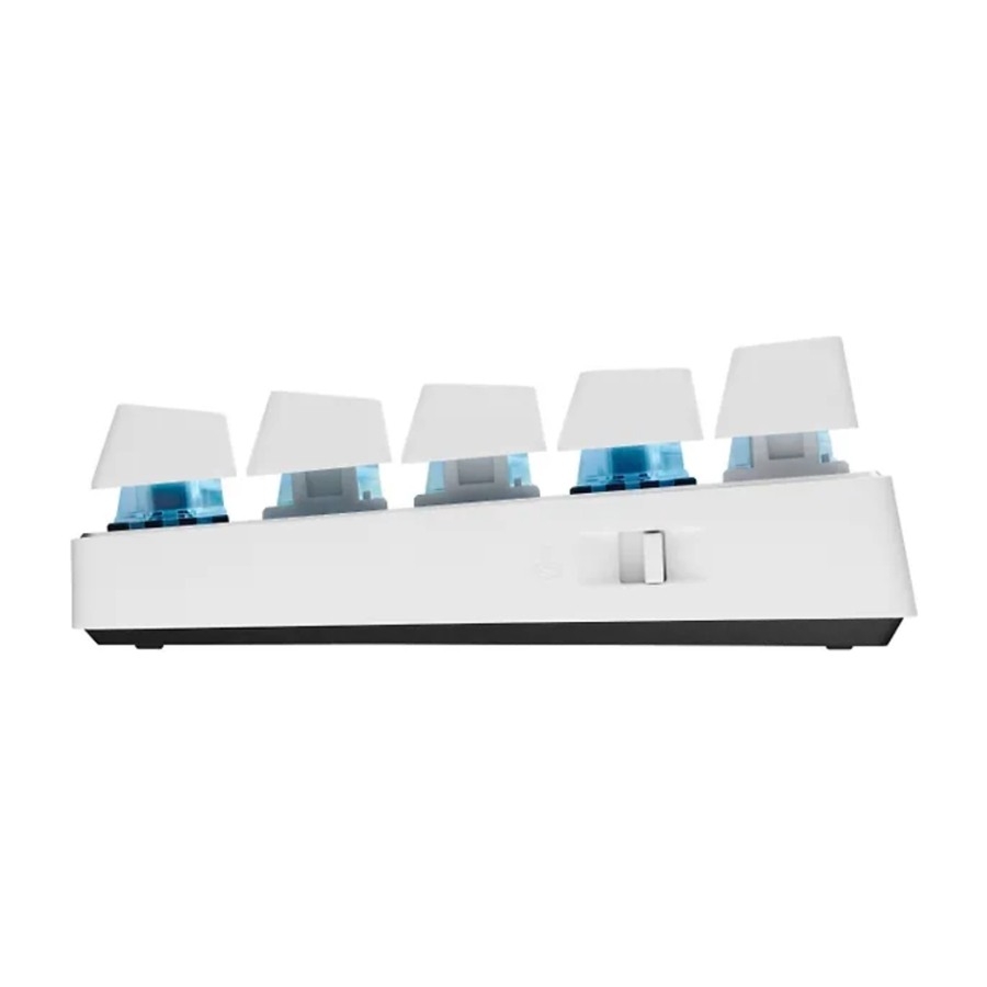 Logitech G PRO X 60 LIGHTSPEED - Gaming Tastatur - Uden Numpad - Nordisk - Hvid billede 4