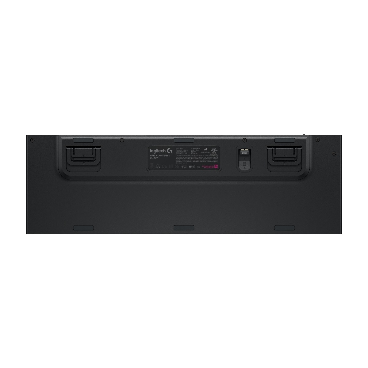 Logitech G915 X LIGHTSPEED trådløst gaming tastatur - GL Clicky, sort billede 3