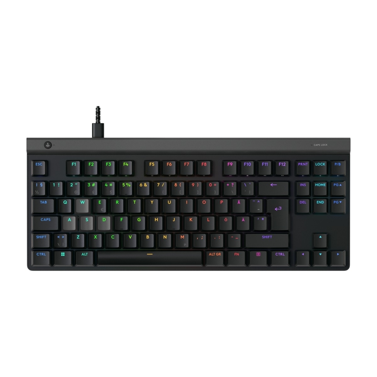 Logitech G515 Rapid TKL analogt gaming tastatur, sort billede 1