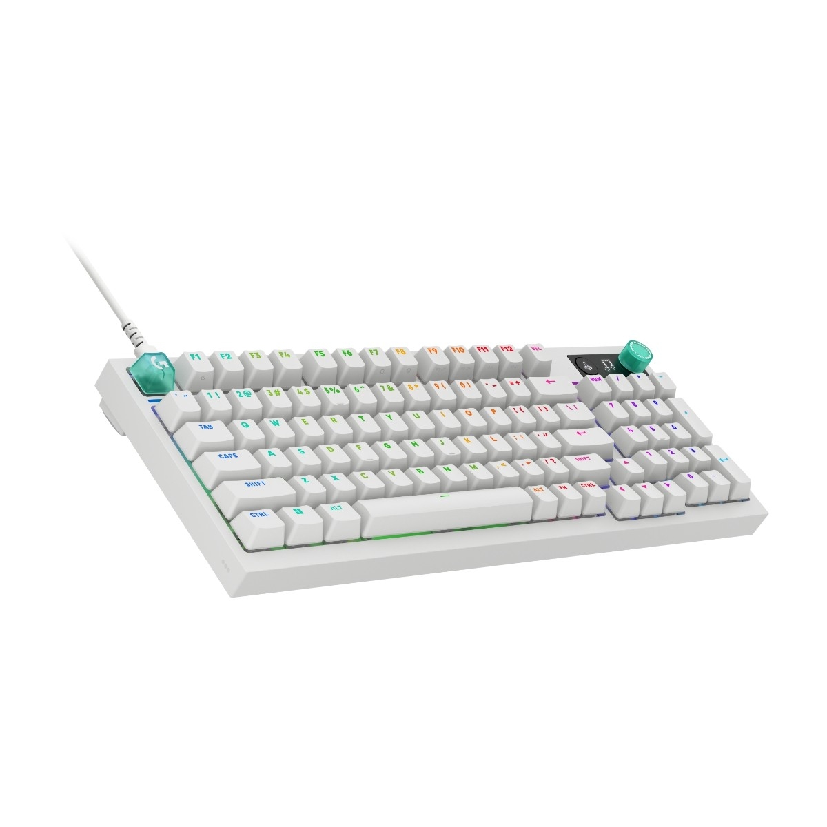 Logitech G316 X 98% gaming tastatur, hvid billede 2