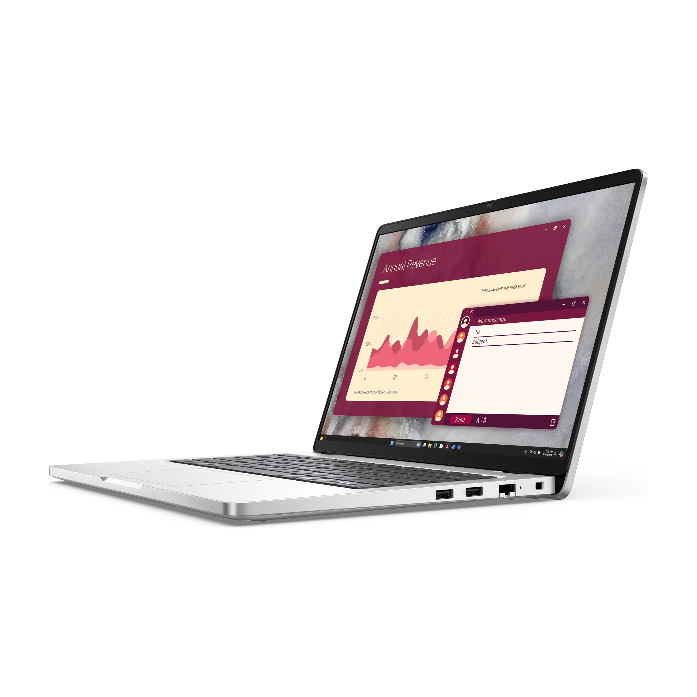 DELL Pro 14 PC14250 14" bærbar pc, Platinum billede 4