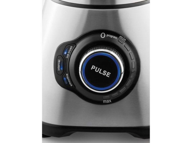 Fritel BL3890, Bordplade blender, 1,8 L, Impulsfunktion, Knusning af is, 1800 W, Sort, Rustfrit stål billede 2