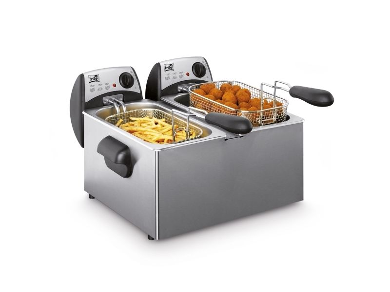 FRITEL Starter FR 1355 Duo - Fritureapparat - 6 liter - 4.4 kW - grå