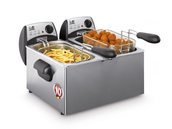FRITEL Starter FR 1355 Duo - Fritureapparat - 6 liter - 4.4 kW - grå