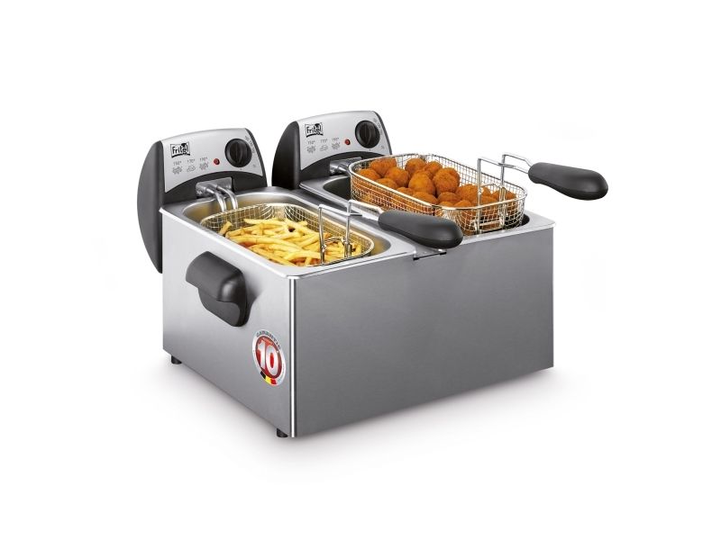 FRITEL Starter FR 1355 Duo - Fritureapparat - 6 liter - 4.4 kW - grå