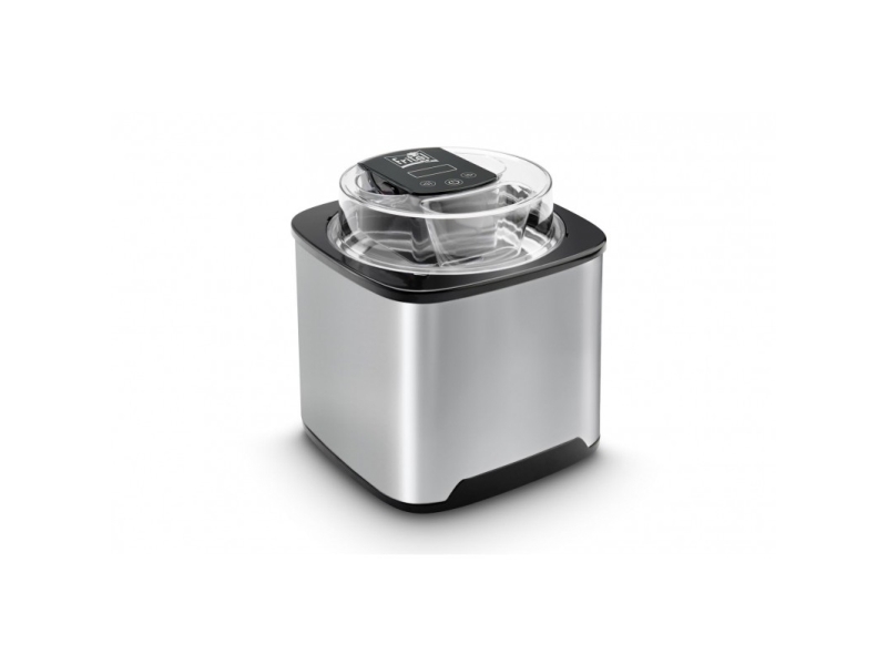 Fritel IM1252, Is-shake maskine, 2 L, 1 skåle, LED, 45 min., Sort, Rustfrit stål