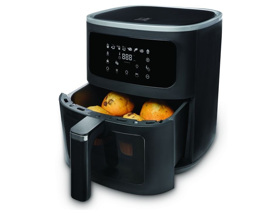 Fritel SnackTastic ST 7520, Varmluftsteger, 6 L, 1,8 kg, 40 °C, 200 °C, 6 person(er)