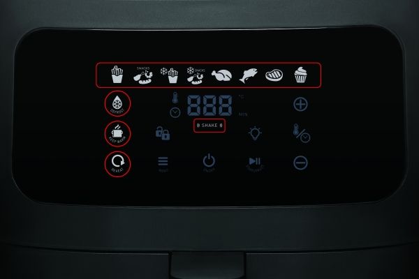 Fritel SnackTastic ST 7520, Varmluftsteger, 6 L, 1,8 kg, 40 °C, 200 °C, 6 person(er)