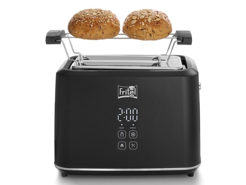Fritel TO 2995, 2 skive(r), Sort, Syntetisk, Knapper, Berøring, LED, 850 W