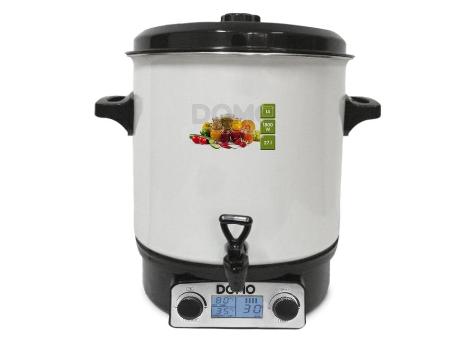 Domo DO42324PC, 27 L, 30 °C, 100 °C, Sort, Hvid, LCD, 1800 W billede 1