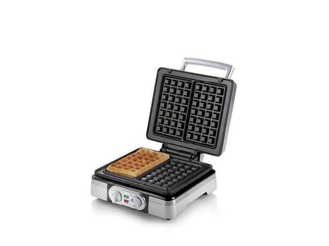 Domo DO9149W, 2 vaffel/vafler, Rektangulær, Sølv, 1400 W