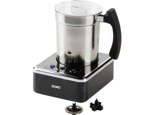 Domo DO717MF, Automatisk mælkeskummer/varmer, Sort, Rustfrit stål, Rustfrit stål, 230 ml, 200 ml, Varm & kold