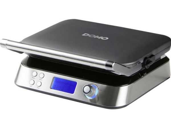 Domo DO9219W, 2 vaffel/vafler, Firkant, Rustfrit stål, 1600 W, 360 mm, 172 mm