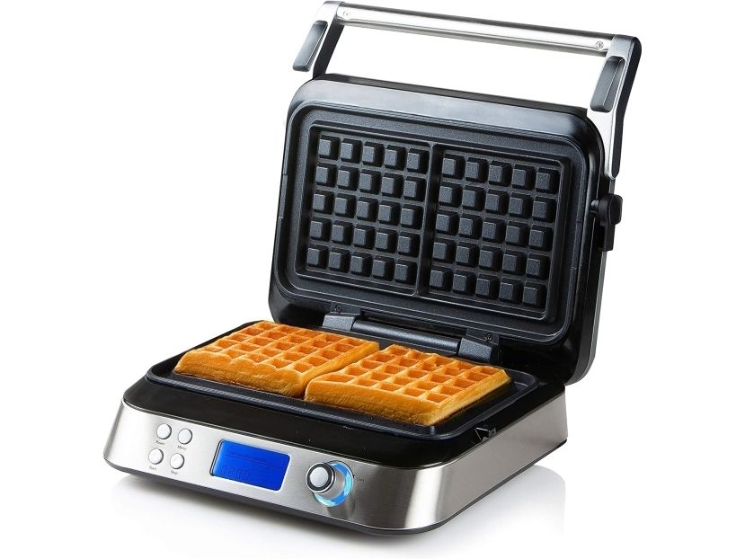 Domo DO9219W, 2 vaffel/vafler, Firkant, Rustfrit stål, 1600 W, 360 mm, 172 mm