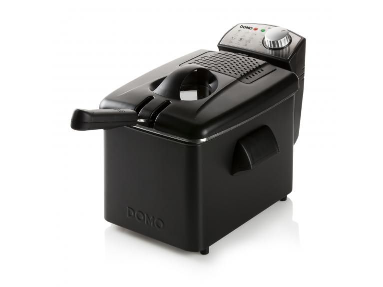 Domo DO1014FR, Varmluftsteger, 4,5 L, 140 °C, 190 °C, Enkelt, Sort