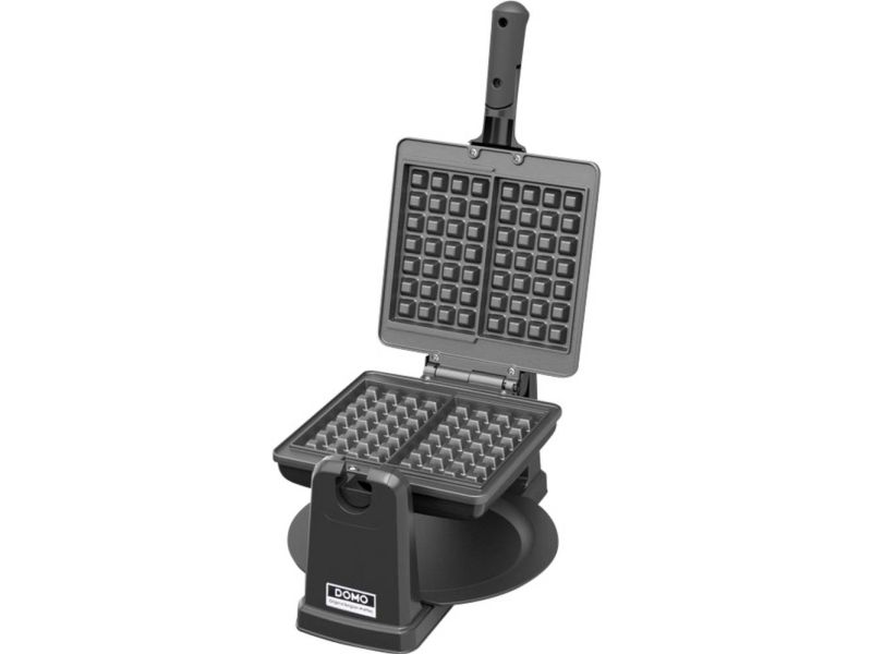 Domo DO9224W, 2 vaffel/vafler, Rektangulær, Sort, 1000 W, 14,5 cm, 8,6 cm billede 2