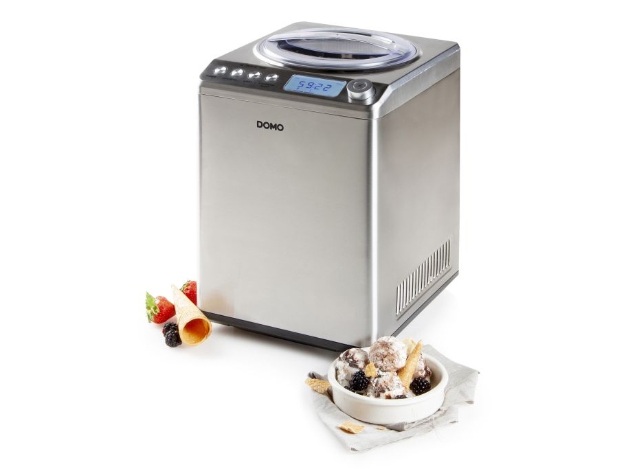 Domo DO9232I, Kompressor ismaskine, 2,5 L, 1 skåle, Rustfrit stål, 60 min., 1,17 m