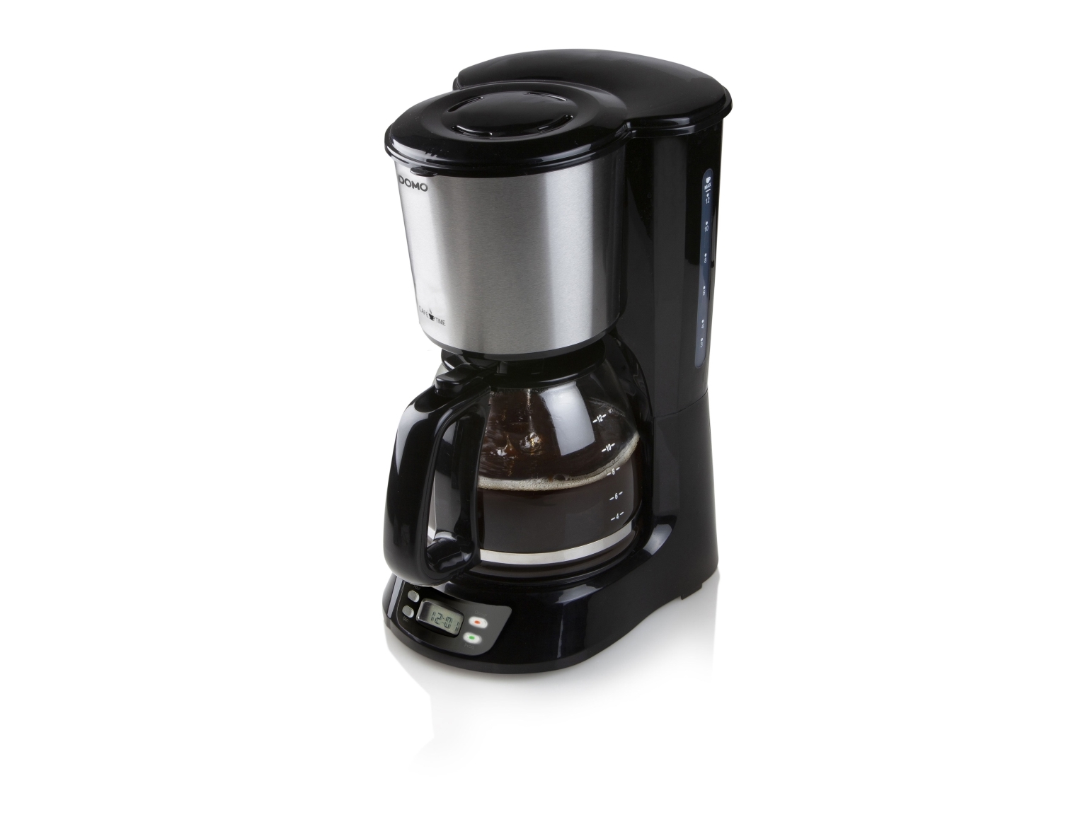 Domo DO1065K, Espressomaskine, 1,5 L, Malet kaffe, 1000 W, Sort
