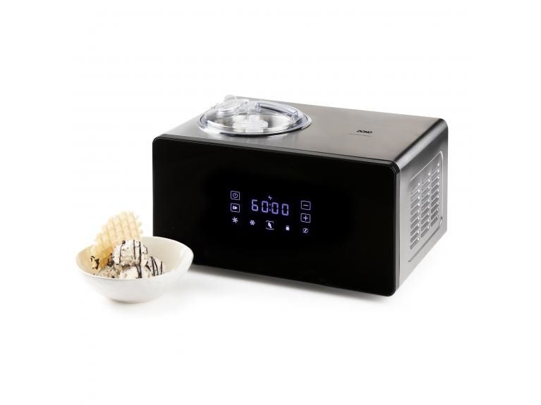 Domo DO9252I, Kompressor ismaskine, 1,5 L, LED, Rustfrit stål, 60 dB, Sort