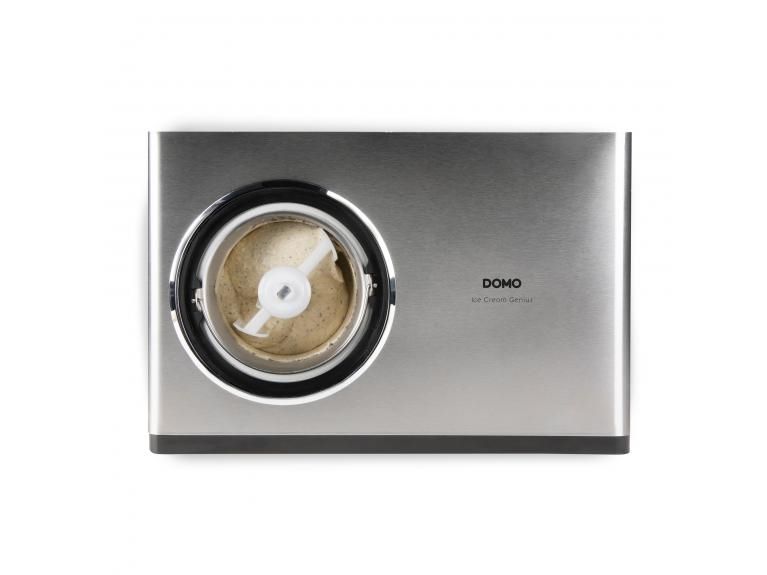 Domo DO9252I, Kompressor ismaskine, 1,5 L, LED, Rustfrit stål, 60 dB, Sort
