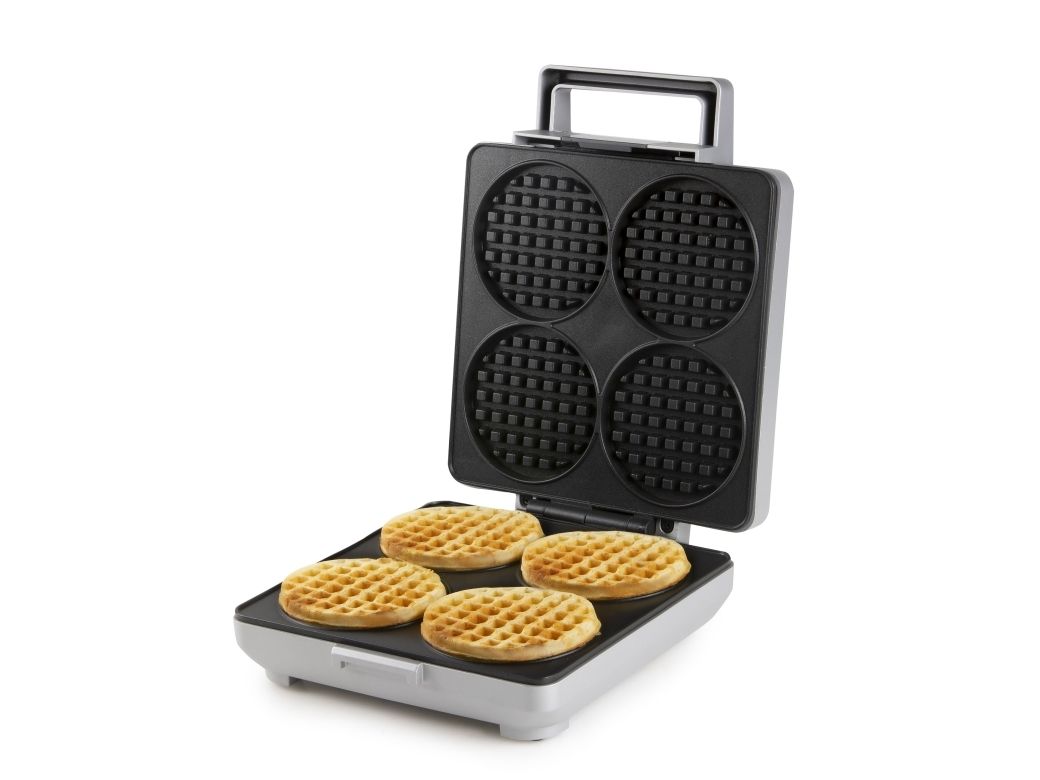 Domo DO9251W, 4 vaffel/vafler, Cirkel, Grå, 0,84 m, 1600 W, 220 - 240 V