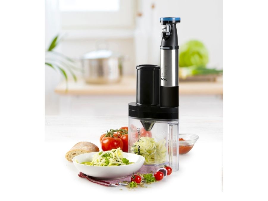 Domo DO9254M, Nedsænkning blender, 1,25 m, 800 W, Sort, Rustfrit stål billede 4