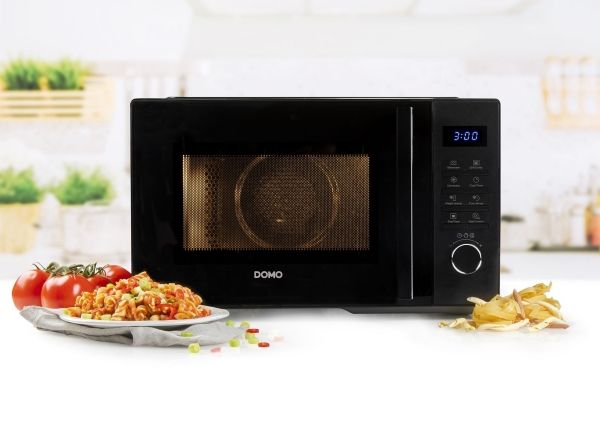Domo DO22301C, Bordplade, Grill mikroovn, 23 L, 900 W, Indbygget skærm, LED