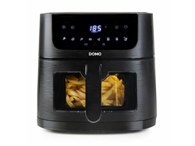 Domo DO540FR, Varmluftsteger, 6 L, 1,5 kg, 80 °C, 220 °C, Enkelt