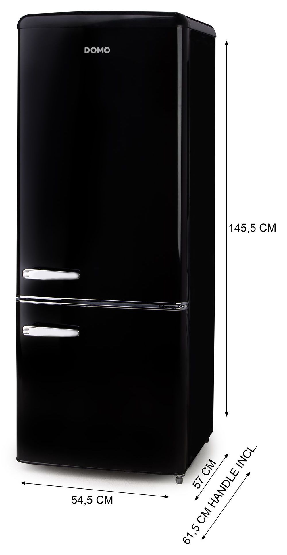 Domo DO91706R, 191 L, N-ST, 39 dB, D, Sort billede 3