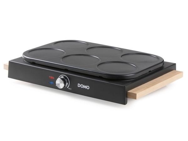 Domo DO8719W, 6 person(er), 6 zone(s), Sort, Træ, Rektangulær, Dreje, 1,05 m